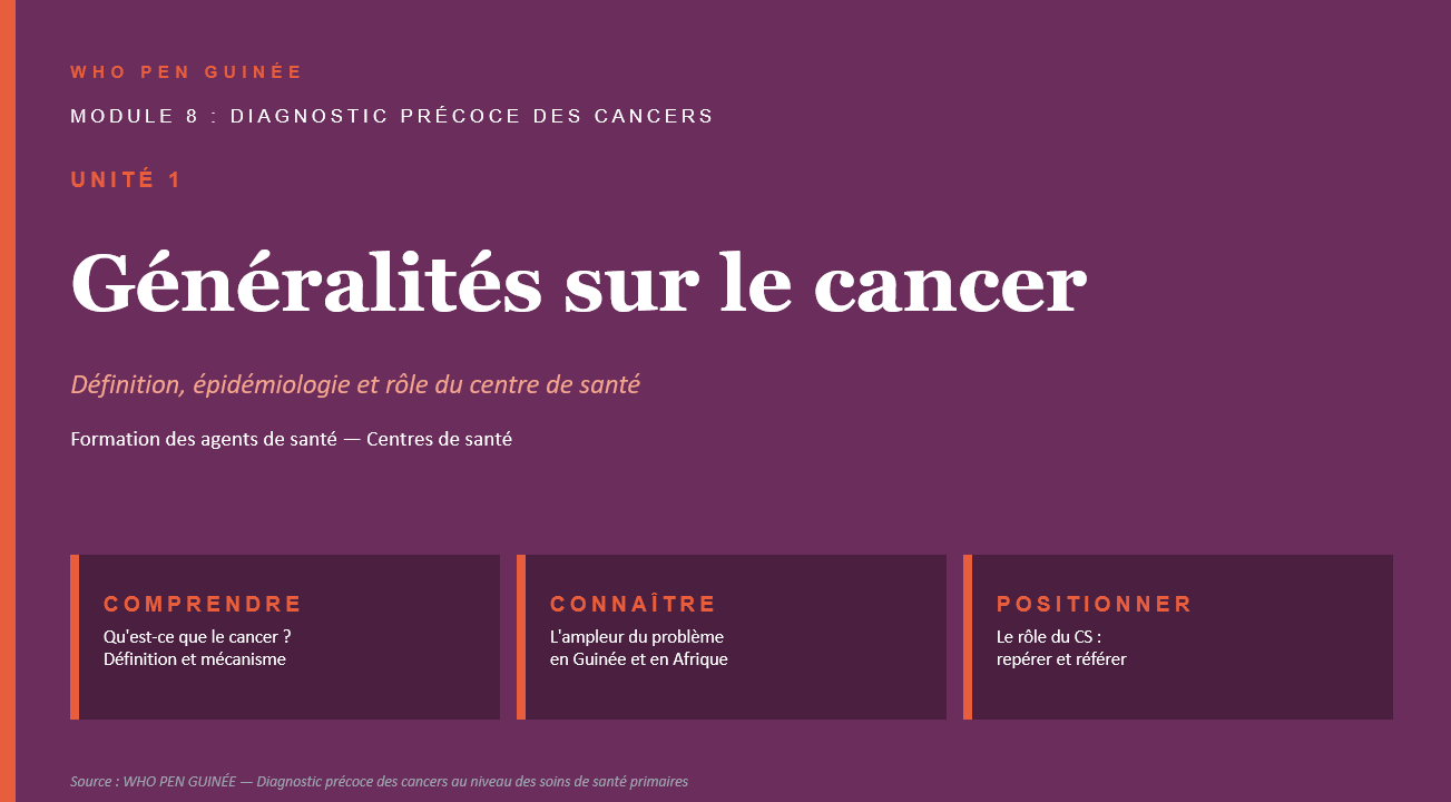 Diagnostic  précoce du cancer