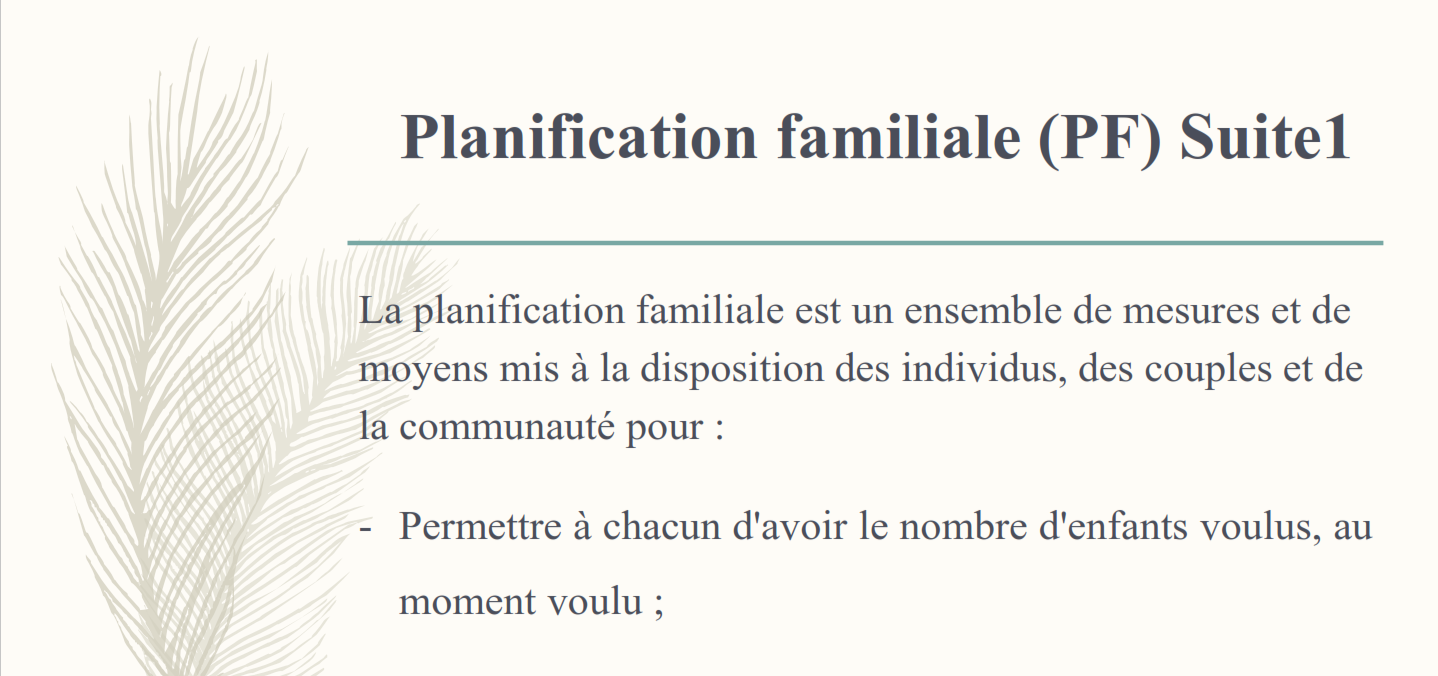 Module Planning Familial